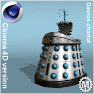 Davros chariot - click to download Cinema 4D file