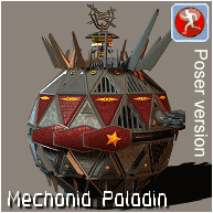 Mechonoid Paladin - click to download Poser file