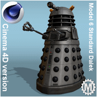 Type 6 Dalek - click to download Cinema 4D file